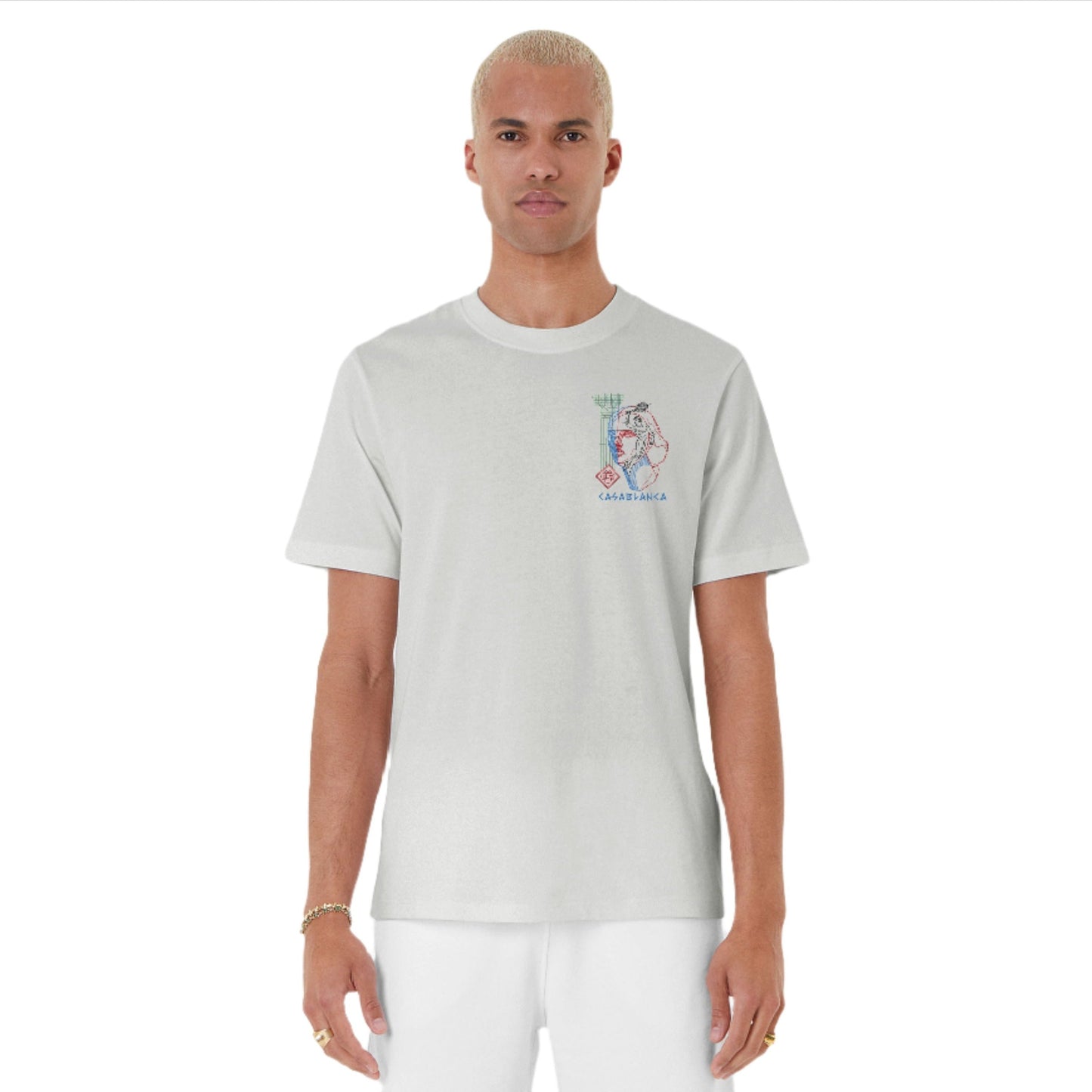 TENNIS PLAY IN PROGRESS TEE
