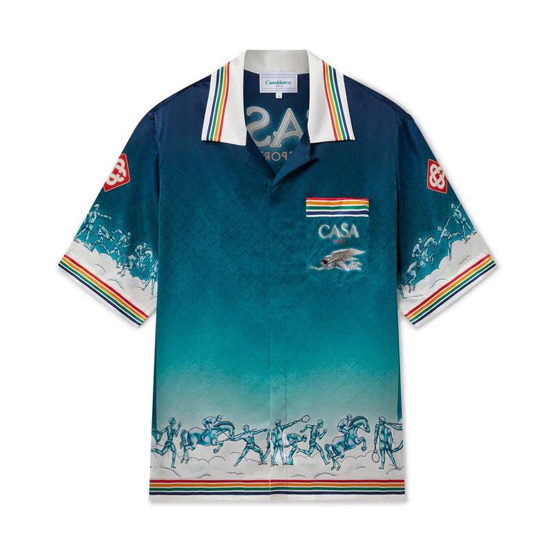 LA DÉESSE DU STADE SILK SHIRT