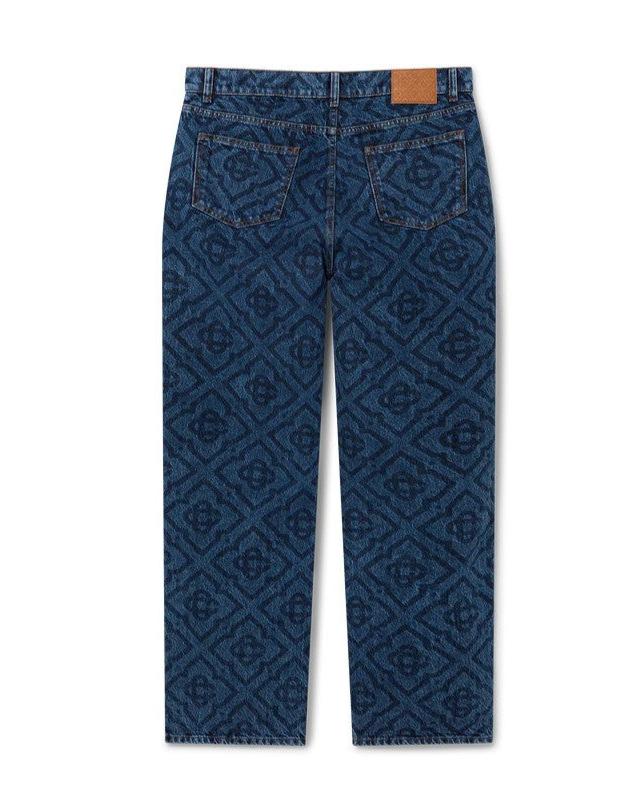 DARK VINTAGE MONOGRAM JEANS